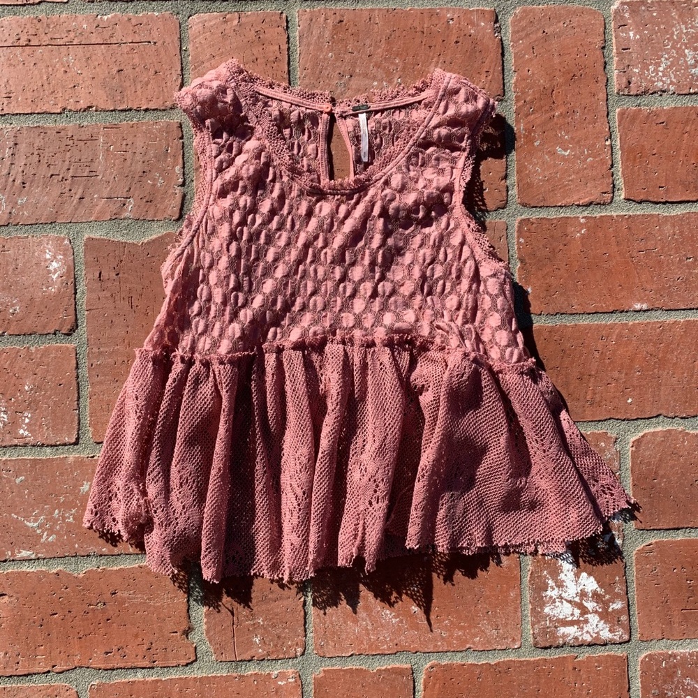 Free People Babydoll Top Size S